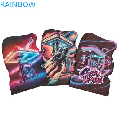 Specjalnie wycięte torby Mylar 3,5g-28g z zamkiem antykoncepcyjnym