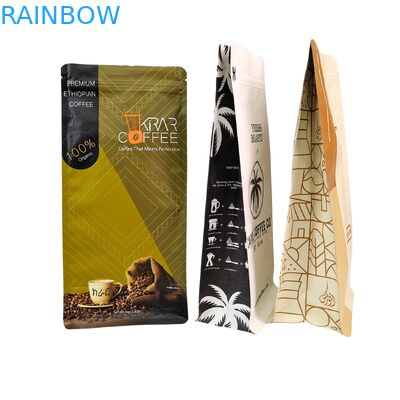 Załatwione stand up Zipper Coffee Bean Bag z zaworem