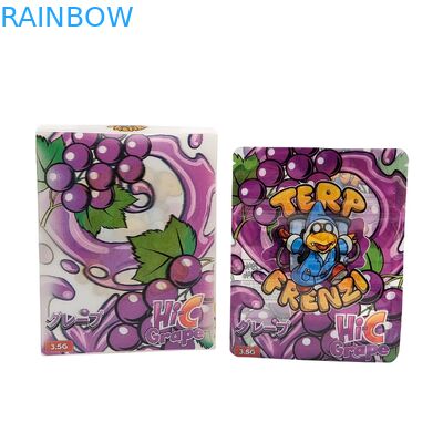 Wybrany 3,5 g dziecięcy worek Mylar do pakowania przekąsek