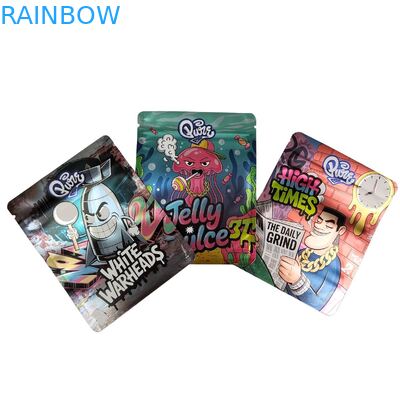 Niestandardowe torby Mylar 3.5g-28g z możliwością ponownego zamknięcia do pakowania żywności