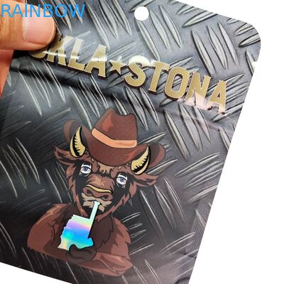 Niestandardowe torby Mylar 3.5g-28g z możliwością ponownego zamknięcia do pakowania żywności