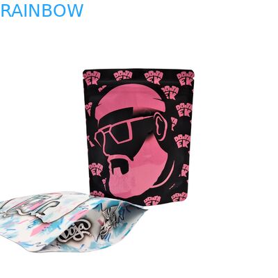 Niestandardowo drukowane, zamykane strunowo, odporne na zapachy torby mylarowe na żywność 3,5g-28g