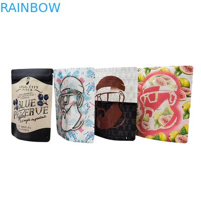 Niestandardowo drukowane, zamykane strunowo, odporne na zapachy torby mylarowe na żywność 3,5g-28g