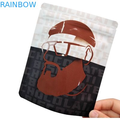 Wielorazowe zgrzewane termicznie torebki Mylar 3,5g 1oz, stojące, aluminiowe, odporne na zapachy, do przechowywania żywności Cali, torebki Mylar z nadrukiem na zamówienie