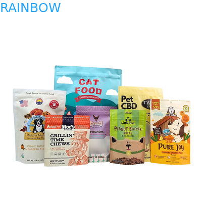 Ekologiczna, wielorazowa torebka typu stand-up o grubości 50-200 mikronów do pakowania karmy dla zwierząt