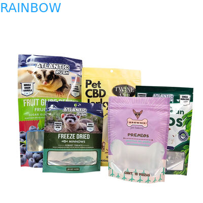 Niestandardowa, wydrukowana wysokiej bariery torebka z jedzeniem dla zwierząt domowych z drukiem grawerowym do opakowań odpornych na wilgoć