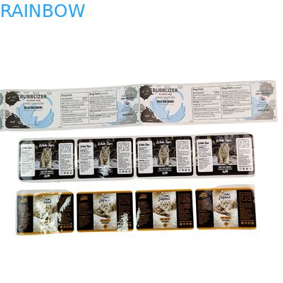 Samoprzylepny winyl PVC Papier Naklejka Wodoodporna UV Hologram Drukowane Spersonalizowane Logo Etykiety Opakowaniowe do Scrapbookingu