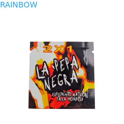 Żywnościowa, zgrzewana torebka strunowa z tworzywa sztucznego z niestandardowymi rozmiarami na pigułki, tabletki i kapsułki lecznicze