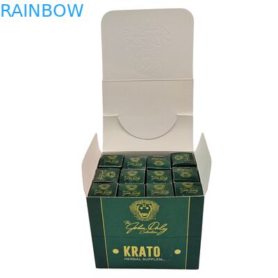 Papier Kraft do recyklingu Kraft Kraft Pudełko do przekąsek do ciasteczek Bar energetyczny Karton kosmetyczny Wyświetlacz opakowania Gąbka