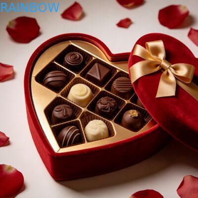 Logo na zamówienie Personalized Chocolate Gift Box Packaging Candy Chocolate Cosmetics Box Empty Chocolate bar Box