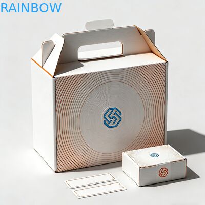 Niestandardowe biodegradowalne foldery do przesyłania prezentów z laminacją Matt i niestandardowym logo