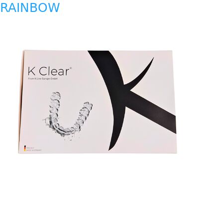 Fabrycznie dostosowane rozmiary biodegradowalnych pudełek na alignery z papieru kraft, puste etui na zęby, zegarki, biżuterię, prezenty, magnetyczne pudełko z wytłoczeniem