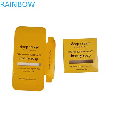 Niestandardowe, biodegradowalne pudełko na kosmetyki o klasycznym designie i błyszczącym laminowaniu