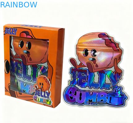 Niestandardowe drukowane torebki Mylar 3.5g z możliwością ponownego zamknięcia do pakowania przekąsek, torebki stojące