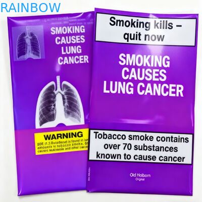 Wstępnie zwinięty worek Ziplock Opakowanie do żywności jadalnej, spożywczej, zgrzewany z trzech stron, plastikowy do tytoniu, worek Mylar