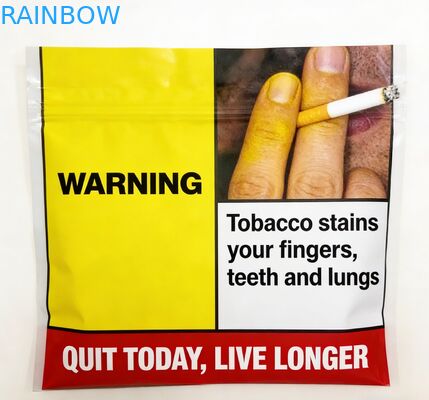 Zamykana, 3-stronna uszczelka 25g 30g 40g 50g 100g Papierośnica w kształcie liścia Zwijana saszetka na tytoń z zamkiem błyskawicznym