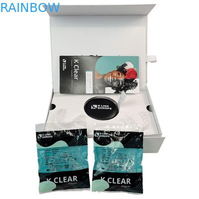 Niestandardowy logo zębów zestaw zestaw zestaw zestaw ortodontyczny zestaw opakowaniowy z papierem wstaw zęby zestaw opakowaniowy