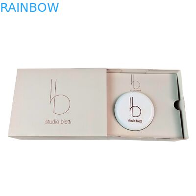 Pudełko na alignery dentystyczne z nadrukiem logo klienta, zamykane magnetycznie, o grubości 350g do pakowania ortodontycznego