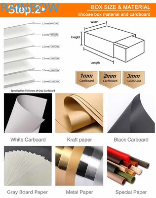 Skrzynka papierowa o wielkości niestandardowej z przejrzystym wyświetlaczem okiennym i grubością 350 g dla opakowań spożywczych