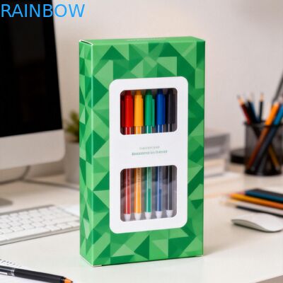 Skrzynka papierowa o wielkości niestandardowej z przejrzystym wyświetlaczem okiennym i grubością 350 g dla opakowań spożywczych