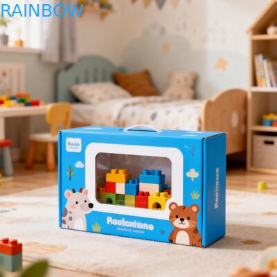 Skrzynka papierowa o wielkości niestandardowej z przejrzystym wyświetlaczem okiennym i grubością 350 g dla opakowań spożywczych