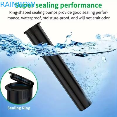 Niestandardowe kolory 80mm 98mm 109mm 116mm odporne na stłuczenie przez dzieci Pop Tops Tubes Plastic Pre Packing Rolling Tube With Label Sticker