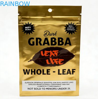 Niestandardowa, drukowana, odporna na działanie żywności, trójstronna torba z zamkniętą skrzynią