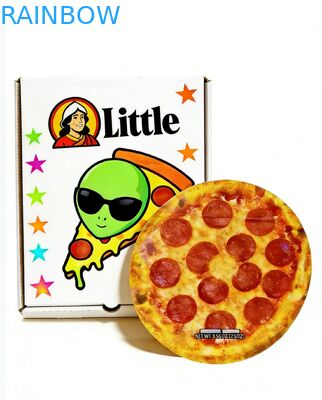 Custom Empty 7g 14g Mylar Bags With Pizza Box Die Cut Zip Lock Glossy Cali Packs Candy 3.5 Smell Proof Mylar Bags With Box Set