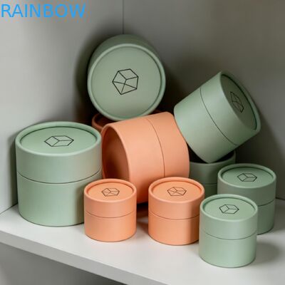 Ekologiczne, biodegradowalne, dostosowywalne, cylindrowe rurki opakowaniowe i pudełko papierowe do bezpiecznego opakowania kosmetycznego i perfumeryjnego