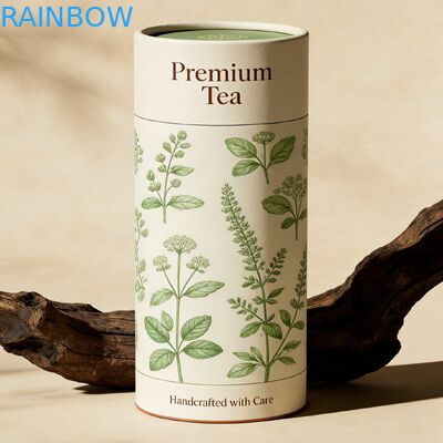 Ekologiczne, biodegradowalne, dostosowywalne, cylindrowe rurki opakowaniowe i pudełko papierowe do bezpiecznego opakowania kosmetycznego i perfumeryjnego