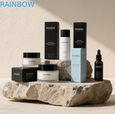 Niestandardowy luksusowy biały karton do butelki z perfumami 50ml 100ml Pudełka z górną pokrywą Perfumy z Premium Gift Box