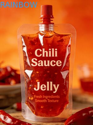 Szczelna torebka z wylewką 150ml 200ml 300ml Doypack Food Grade sos chili galaretka sok torba na żywność dla dzieci woreczek z wylewką stojącą