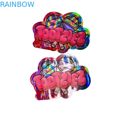 Niestandardowe Holograficzne Worki Mylar z ponownie zamykającym się zamkiem - Bezwonne od zapachu, materiały do żywności i dostosowywalny projekt opakowań przekąsek