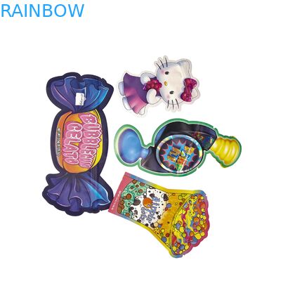 Niestandardowo wydrukowane, odporne na zapach, dziecięce torby Mylar do pakowania przekąsek i żywności