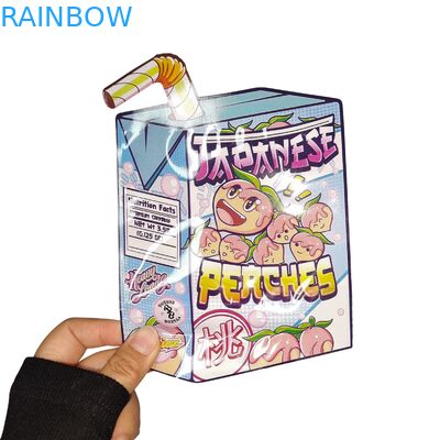 Niestandardowo wydrukowane, odporne na zapach, dziecięce torby Mylar do pakowania przekąsek i żywności