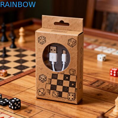 Kwalifikacyjna ilość Pudełko papierowe grubości 350 g z wykończeniem ciepłopuszczeniem do opakowań kabli USB