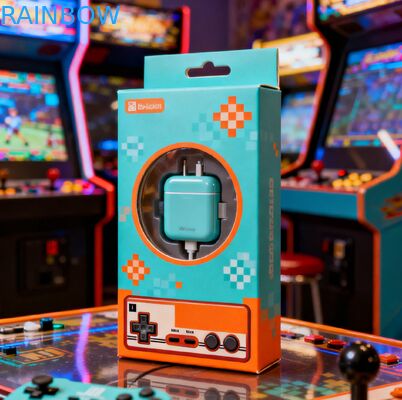 Kwalifikacyjna ilość Pudełko papierowe grubości 350 g z wykończeniem ciepłopuszczeniem do opakowań kabli USB