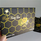 Logo Niestandardowy hologram Laser Bag Malezja Vip Royal Honey Saszetka Król królewski Miód Paper Box
