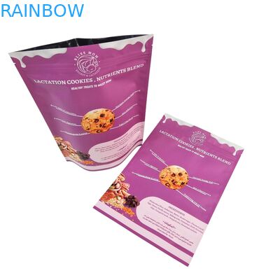 Pieczęć cieplna Gwarancja jakości Wodność dowód Zindywidualizowany rozmiar Stojący worek Zakładany z jedzeniem