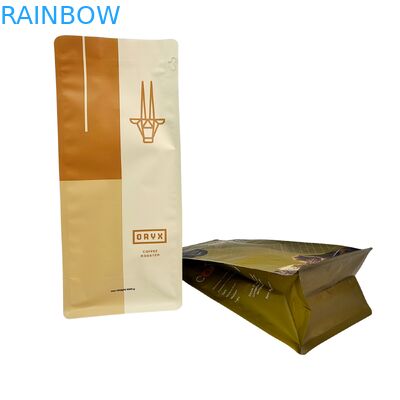 Wodoodporna torba stojąca o zapachu spożywczym, 120 mikronów, do pakowania kawy i przekąsek