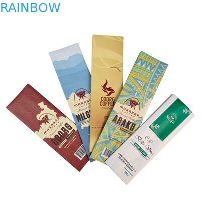 Wodoodporna torba stojąca o zapachu spożywczym, 120 mikronów, do pakowania kawy i przekąsek