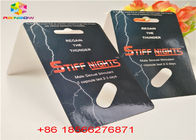 Tabletki do pakowania pigułek płciowych i pudełko ekspozycyjne 3D Blister do papieru Stiff Rox, blister, karton / kartonowe pudełko do pakowania z podwójnym otworem