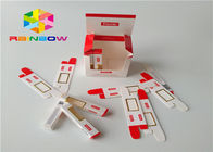 Dostosuj logo Papierowe pudełko Opakowanie Błyszcząca folia Kosmetyczny papier Pakujący Przetwarzający materiał