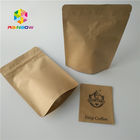 Eco-Friendly Food Paper Packaging Opakowanie termiczne Ziplock Valve For Coffee Bean