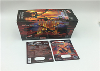 Rhino 69 3d Blister Card Packaging Kapsułka pigułka Niestandardowy kolor z wyświetlaczem Papierowym pudełkiem