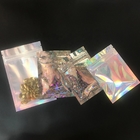 Trzy boczne zamknięcie zamka błyskawicznego Herbal Incense Packaging Zgrzewanie holograficzne Laser z czystym wiatrem