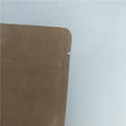 Folia aluminiowa Futerał boczny Recykling Kraft Paper Bag Torba Doypack Flat Bottom Pouch