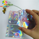 Przezroczyste torby foliowe z przodu Folie holograficzne Odporne na zapachy Uszczelnienie termiczne Do recyklingu