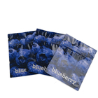 Folie Płaskie żelki THC Plastikowe woreczki Opakowanie Zabezpieczająca przed dziećmi torba Ziper Blueberry Cbd