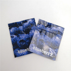 Folie Płaskie żelki THC Plastikowe woreczki Opakowanie Zabezpieczająca przed dziećmi torba Ziper Blueberry Cbd